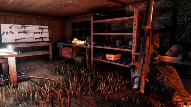 Thiết lập các dây chuyền sản xuất để chế tạo vũ khí và vật phẩm