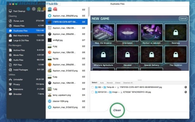 Xóa các file trùng lặp