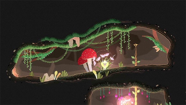 Cùng Selena hấp thu và phát sáng từ những bông hoa để vượt chướng ngại vật và kích hoạt cơ chế ẩn