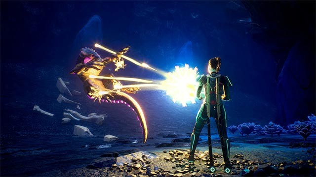 Kết hợp vũ khí cận chiến và tầm xa trong cuộc chiến không gian mang tên Other Skin