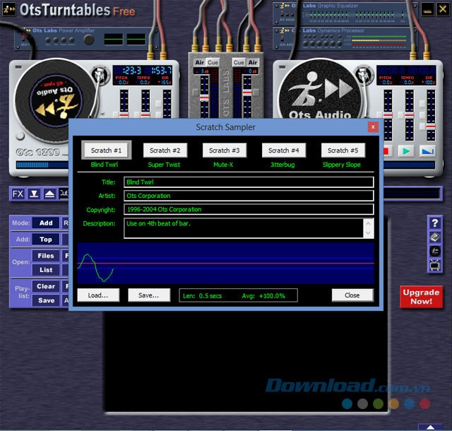 Các file mẫu trong phần mềm