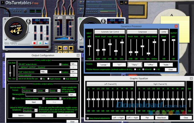 Các lựa chọn điều chỉnh thông số