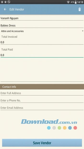 Quản lý cá công việc từ nhà cung cấp dịch vụ