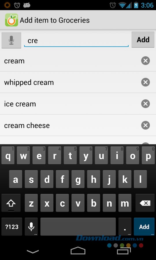 OurGroceries for Android
