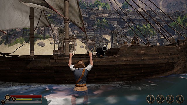 Bạn sẽ hóa thân thành 1 tên cướp biển thực thụ trong game Out of Reach