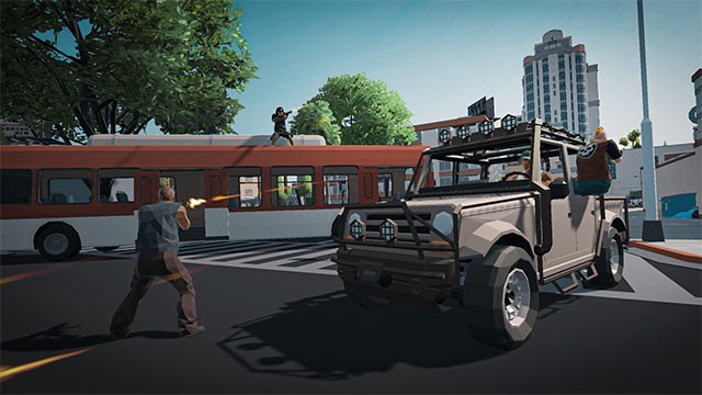 Lập đội 3 người và cùng nhau chiến đấu để thống trị thành phố ngoài vòng pháp luật