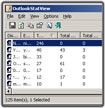 OutlookStatView (64-bit) - Phân tích thống kê Outlook