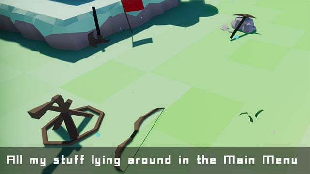 Thiết kế lại menu chính của Outpost game - đẹp và sống động hơn