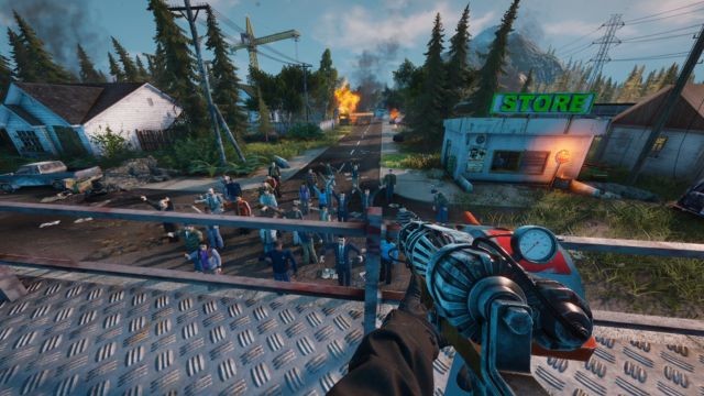 Chiến đấu chống lại xác sống tấn công căn cứ