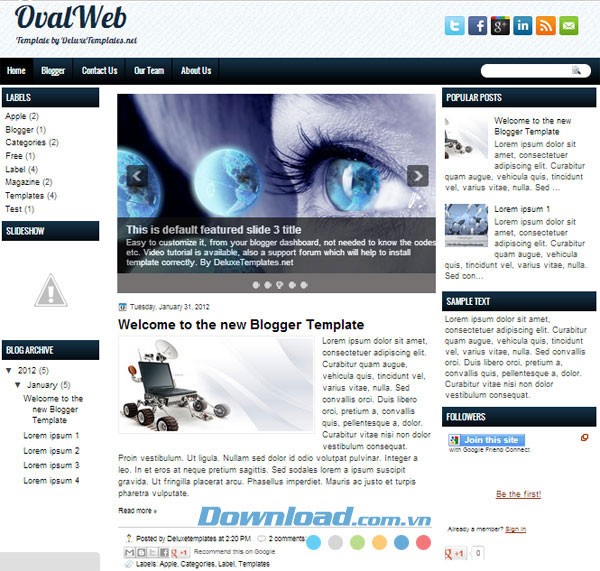 Ovalweb