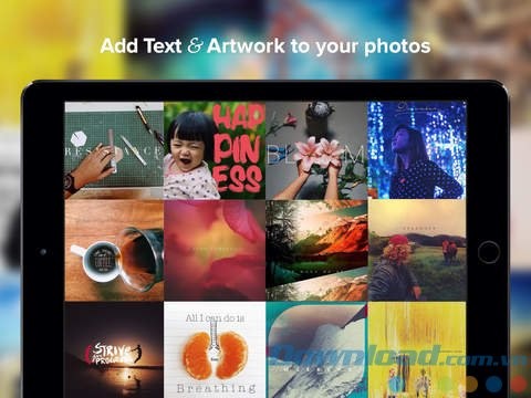 Chèn text và artwork vào ảnh