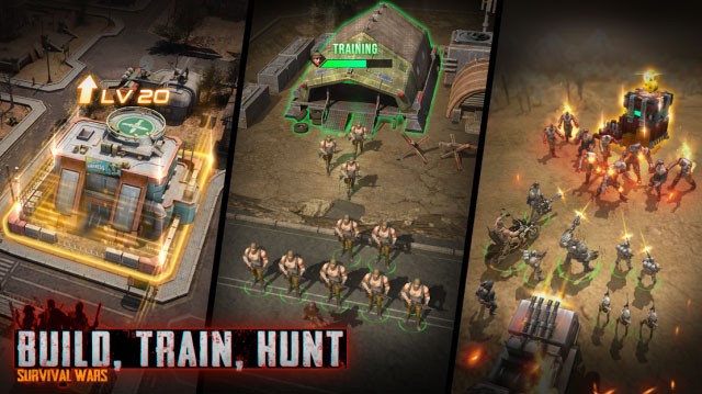 Xây dựng, đào tạo và săn lùng kẻ địch