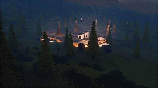 Dựng trại để nghỉ ngơi và thư giãn sau một ngày dài ngoài trời