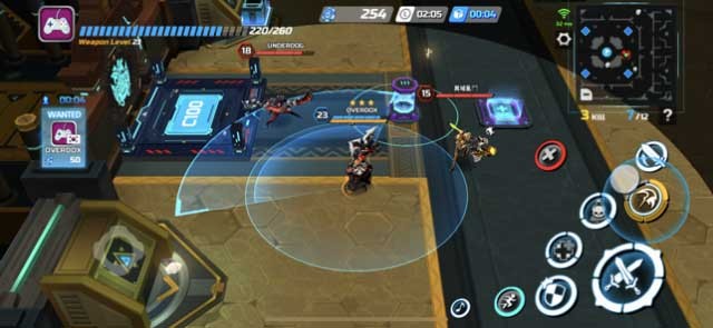 Mỗi trận đấu trong OVERDOX trung bình kéo dài 5 phút