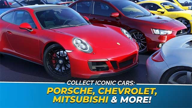 Thu thập 50 mẫu xe nổi tiếng như Porsche, Ford, BMW và các thương hiệu hàng đầu khác