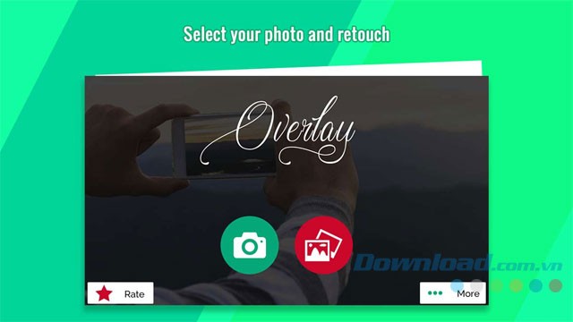 Ứng dụng sửa ảnh miễn phí Overlays