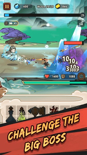 Tiến bộ bằng cách đánh bại quái vật