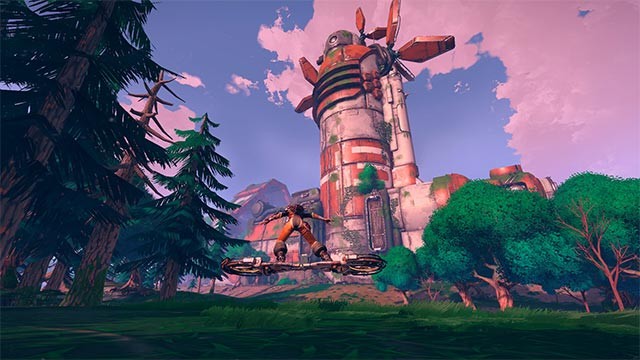 Lướt ván để kiểm tra kỹ năng cá nhân cũng như đánh bại đội quân rô bốt xâm lược