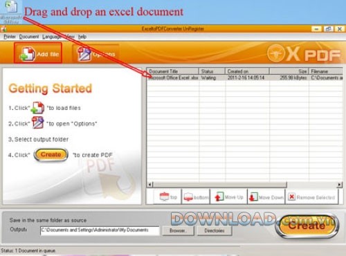 Excel to PDF Converter