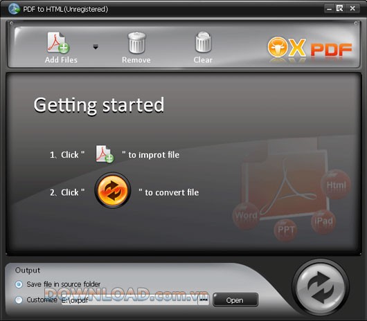 OX PDF to HTML Converter