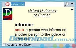 Tra cứu từ vựng tiếng Anh