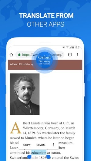 Dịch từ ứng dụng khác