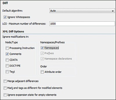 oXygen XML Diff for Mac OS X