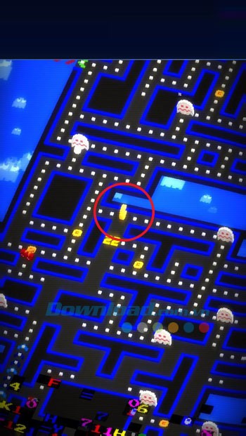 Điều khiển Pac Man bằng thao tác vuốt
