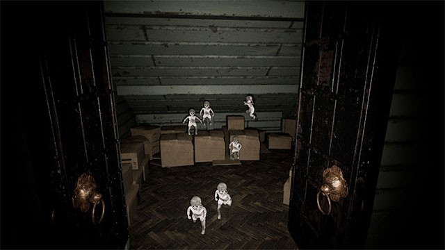 Bối cảnh là ngôi nhà ma với cô bé quỷ dữ bên trong