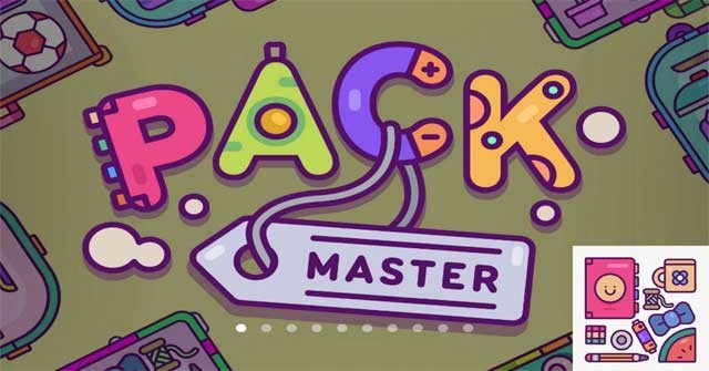 Tìm cách nhét tất cả đồ vật vào vali trong game giải đố vui nhộn Pack Master
