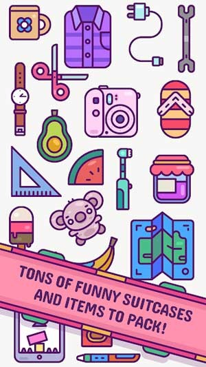 Rất nhiều đồ vật kỳ quặc để bạn nhét vào vali