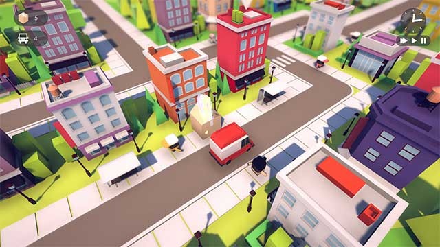 Package Rush là một trò chơi mô phỏng giao hàng có đồ họa dễ thương