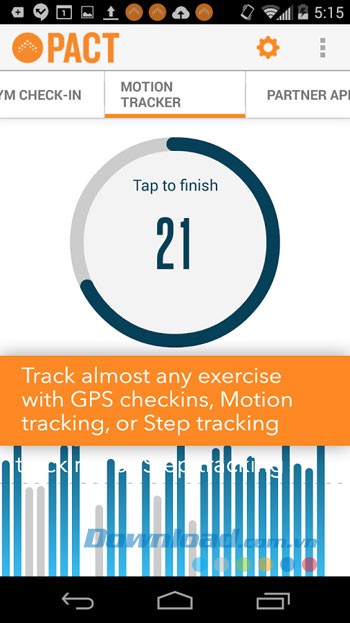 Một số tính năng tiêu biểu của ứng dụng Pact