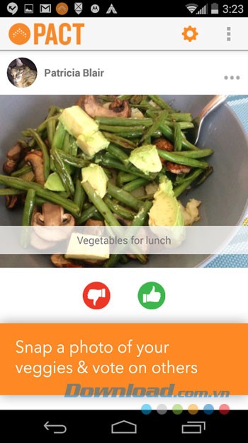 Một số tính năng tiêu biểu của ứng dụng Pact