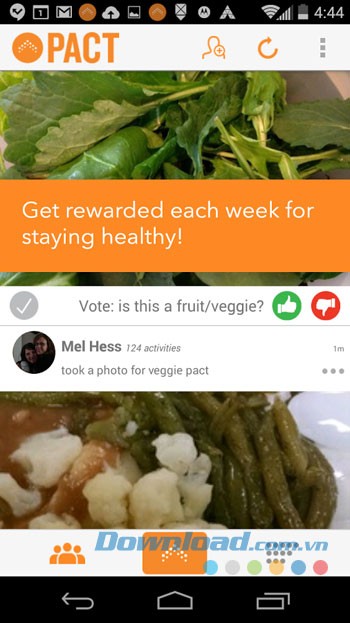 Một số tính năng tiêu biểu của ứng dụng Pact