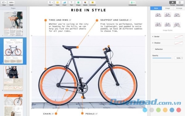 Ứng dụng xử lý văn bản miễn phí nhưng cực chất Pages cho Mac