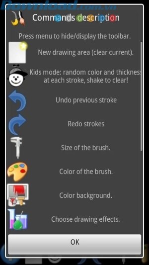 Các tính năng của ứng dụng