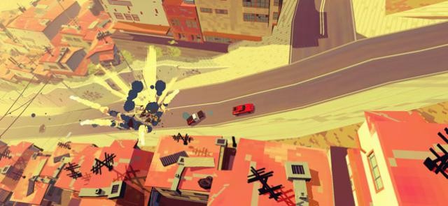 Lái xe chạy trốn qua nhiều khu vực khác nhau