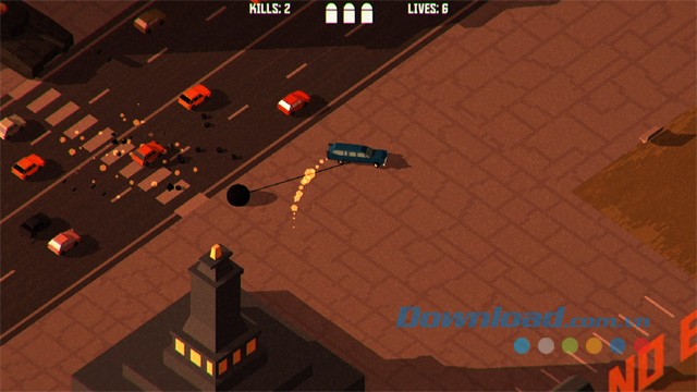 Điều khiển chiếc xe đi đến khắp mọi nơi trong game lái xe chạy trốn cảnh sát PAKO - Car Chase Simulator cho máy tính và Mac