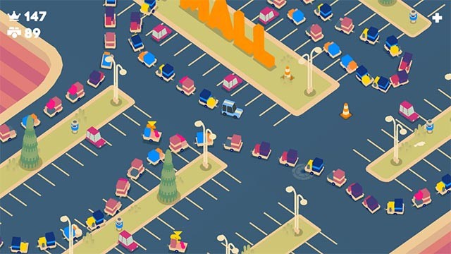 Lái xe vòng quanh và thu thập những chiếc xe đẩy để nối dài đoàn xe