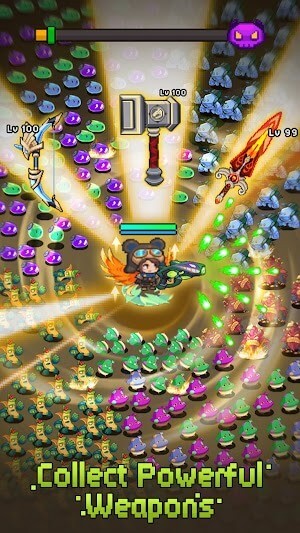 Thu thập các vũ khí mạnh mẽ