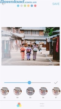 Bộ lọc ảnh mang đậm nét Nhật Bản