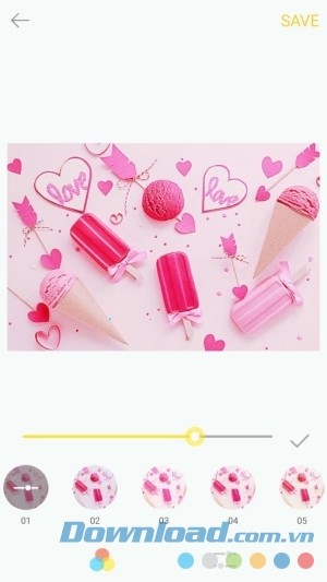 Palette Summer cho Android lọc ảnh mùa hè