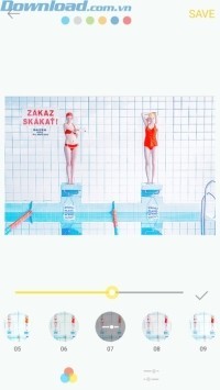 hiệu ứng pha màu độc đáo