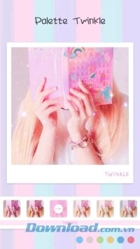 Bộ lọc hồng của Palette Twinkle cho Android