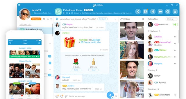 Paltalk - ứng dụng chat, gọi video đa nền tảng