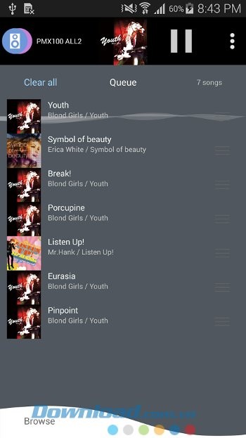 Nghe nhạc chất lượng cao với Panasonic Music Streaming