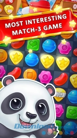 Game giải đố match 3 Panda! cho Android
