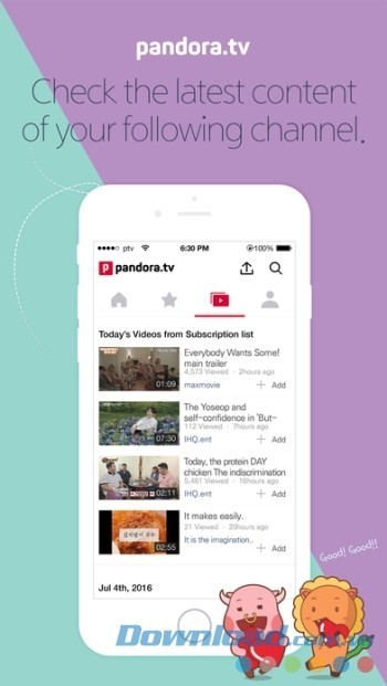 Video mới được cập nhật thường xuyên