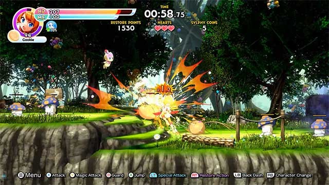 Càng thực hiện nhiều combo liên tiếp, bạn càng gây ra sát thương mạnh mẽ